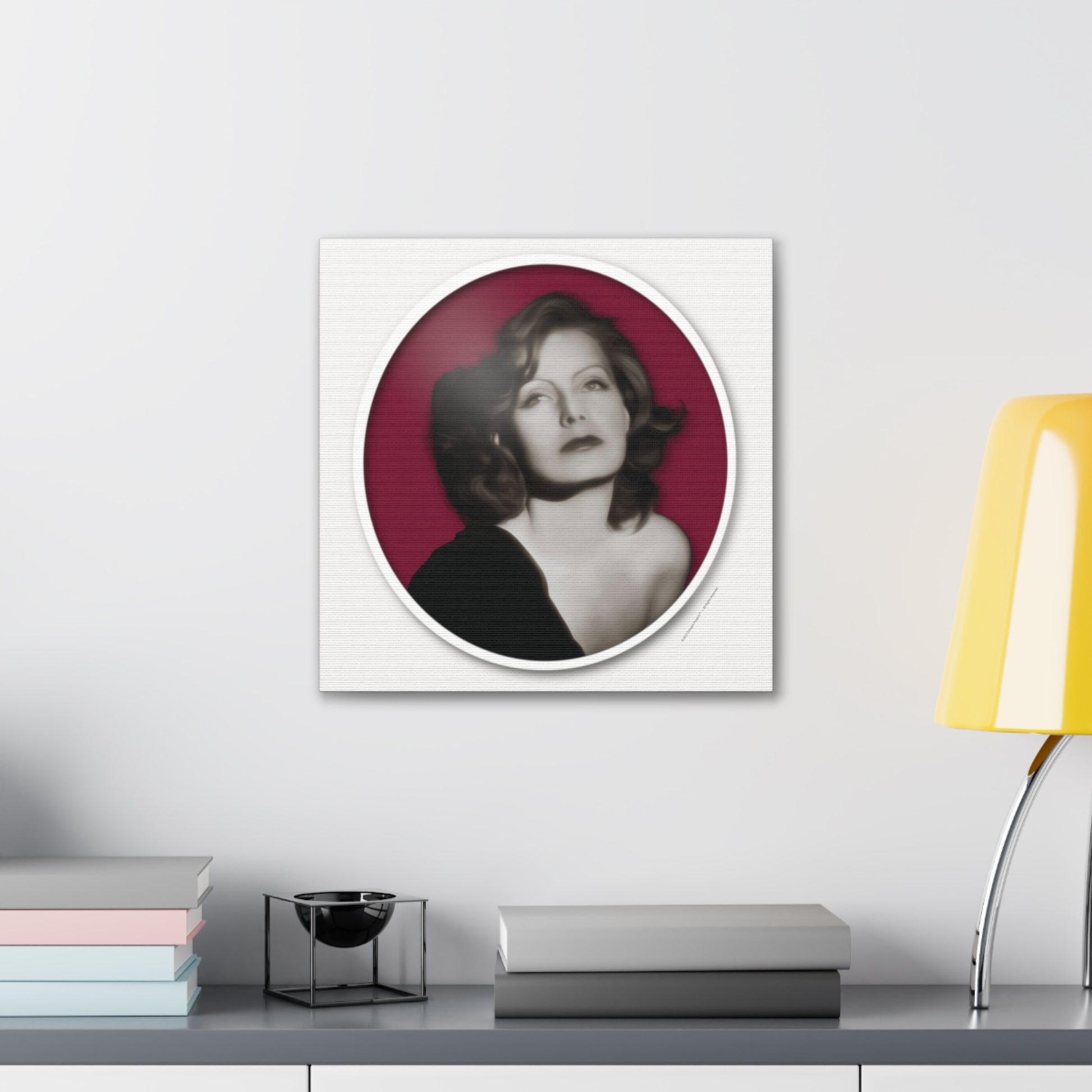  Just Being You, Your Way!-Canvas Wall Art | Greta Garbo captures the beauty and mystery of this Hollywood Diva-Canvas