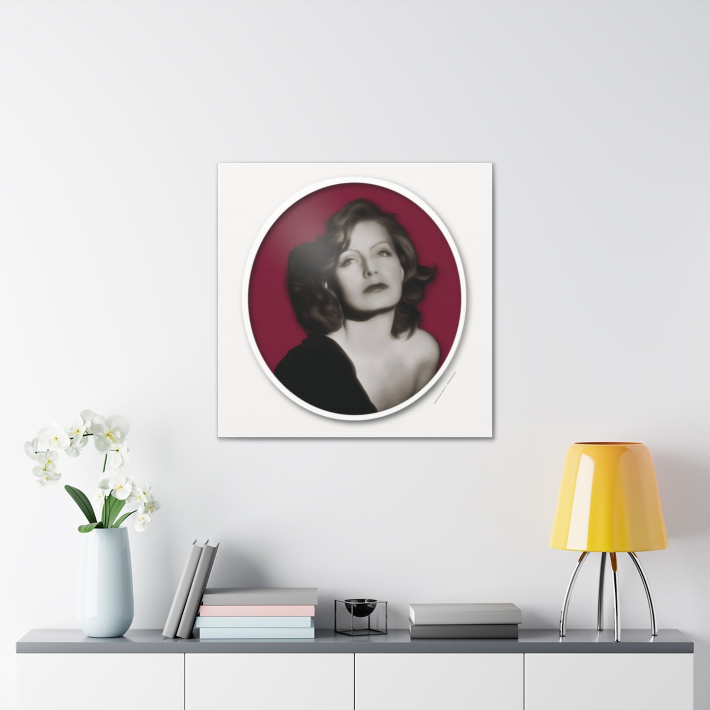  Just Being You, Your Way!-Canvas Wall Art | Greta Garbo captures the beauty and mystery of this Hollywood Diva-Canvas