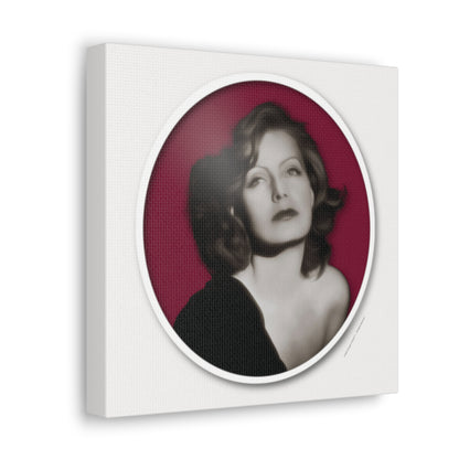  Just Being You, Your Way!-Canvas Wall Art | Greta Garbo captures the beauty and mystery of this Hollywood Diva-Canvas