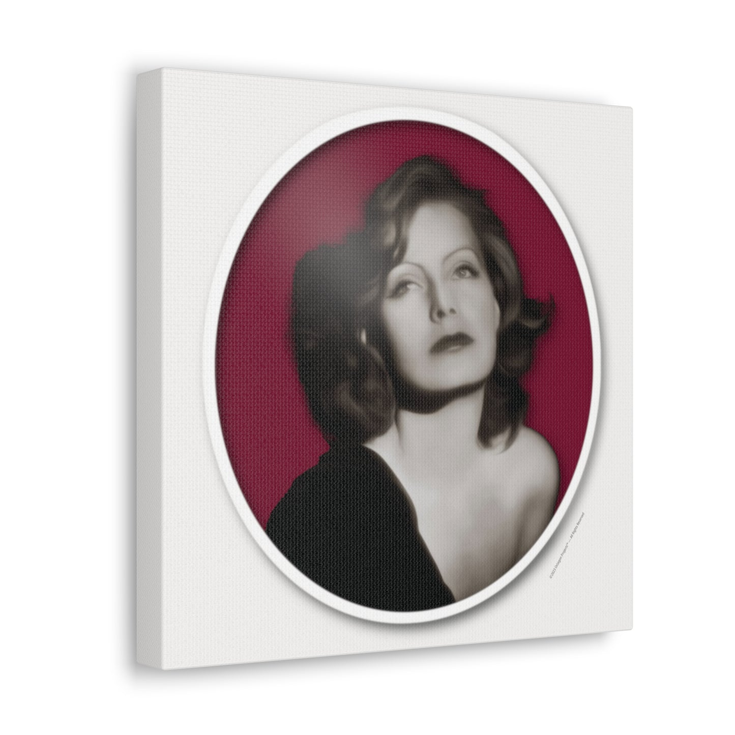  Just Being You, Your Way!-Canvas Wall Art | Greta Garbo captures the beauty and mystery of this Hollywood Diva-Canvas