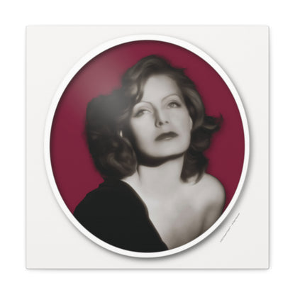  Just Being You, Your Way!-Canvas Wall Art | Greta Garbo captures the beauty and mystery of this Hollywood Diva-Canvas