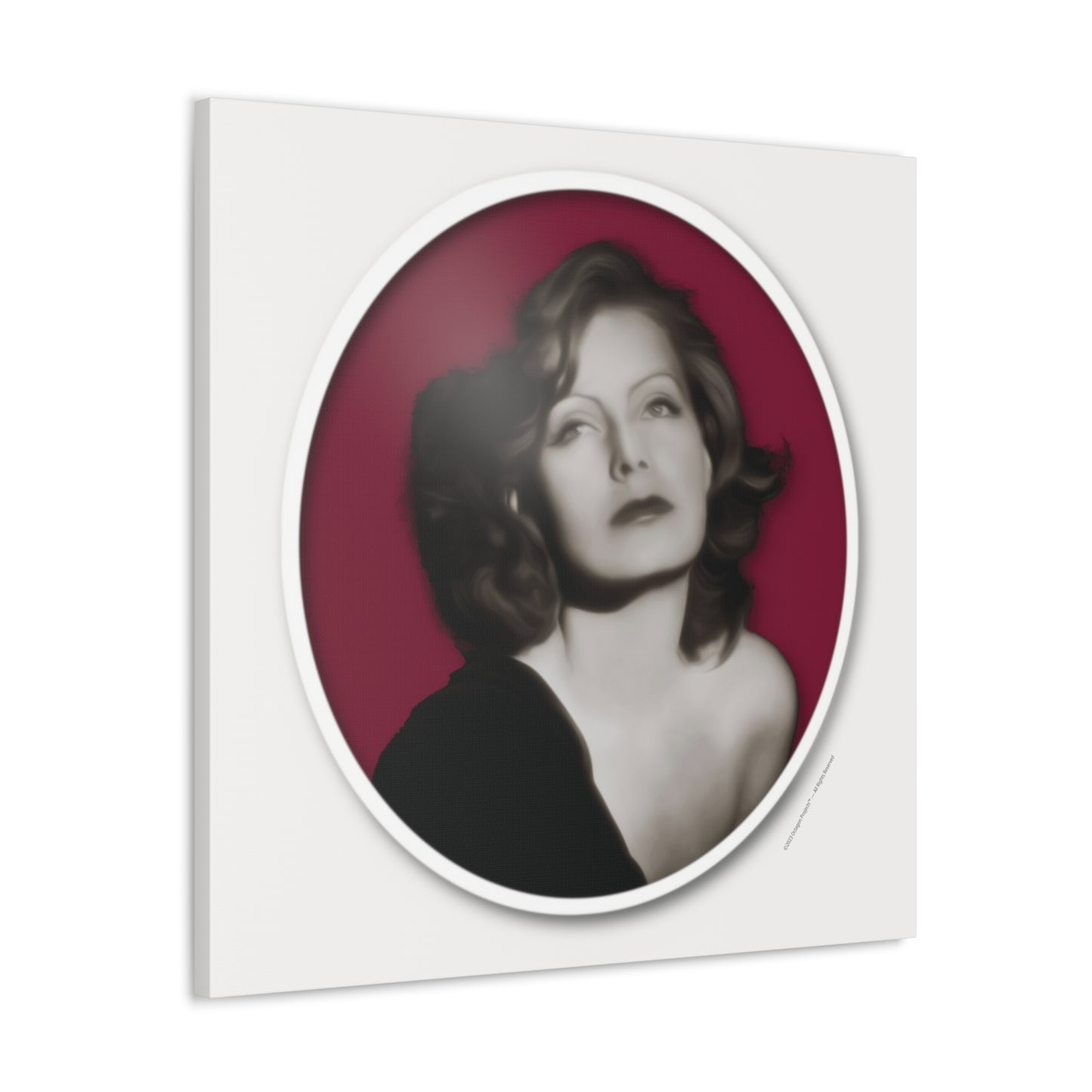  Just Being You, Your Way!-Canvas Wall Art | Greta Garbo captures the beauty and mystery of this Hollywood Diva-Canvas