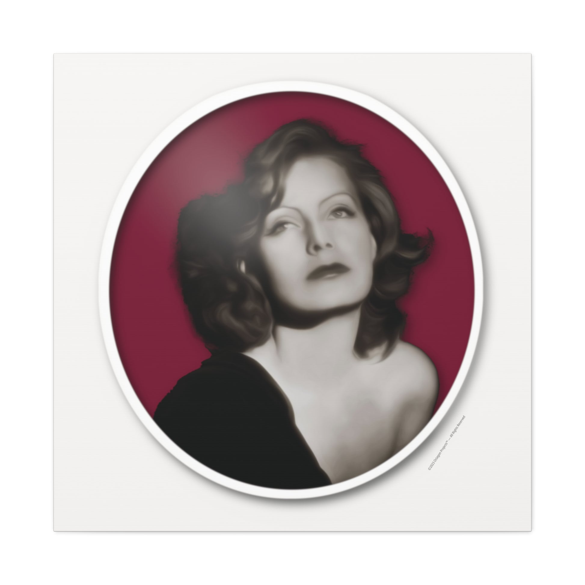  Just Being You, Your Way!-Canvas Wall Art | Greta Garbo captures the beauty and mystery of this Hollywood Diva-Canvas