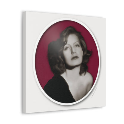  Just Being You, Your Way!-Canvas Wall Art | Greta Garbo captures the beauty and mystery of this Hollywood Diva-Canvas