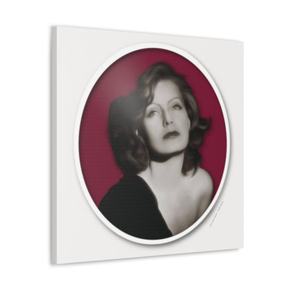  Just Being You, Your Way!-Canvas Wall Art | Greta Garbo captures the beauty and mystery of this Hollywood Diva-Canvas