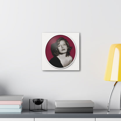  Just Being You, Your Way!-Canvas Wall Art | Greta Garbo captures the beauty and mystery of this Hollywood Diva-Canvas