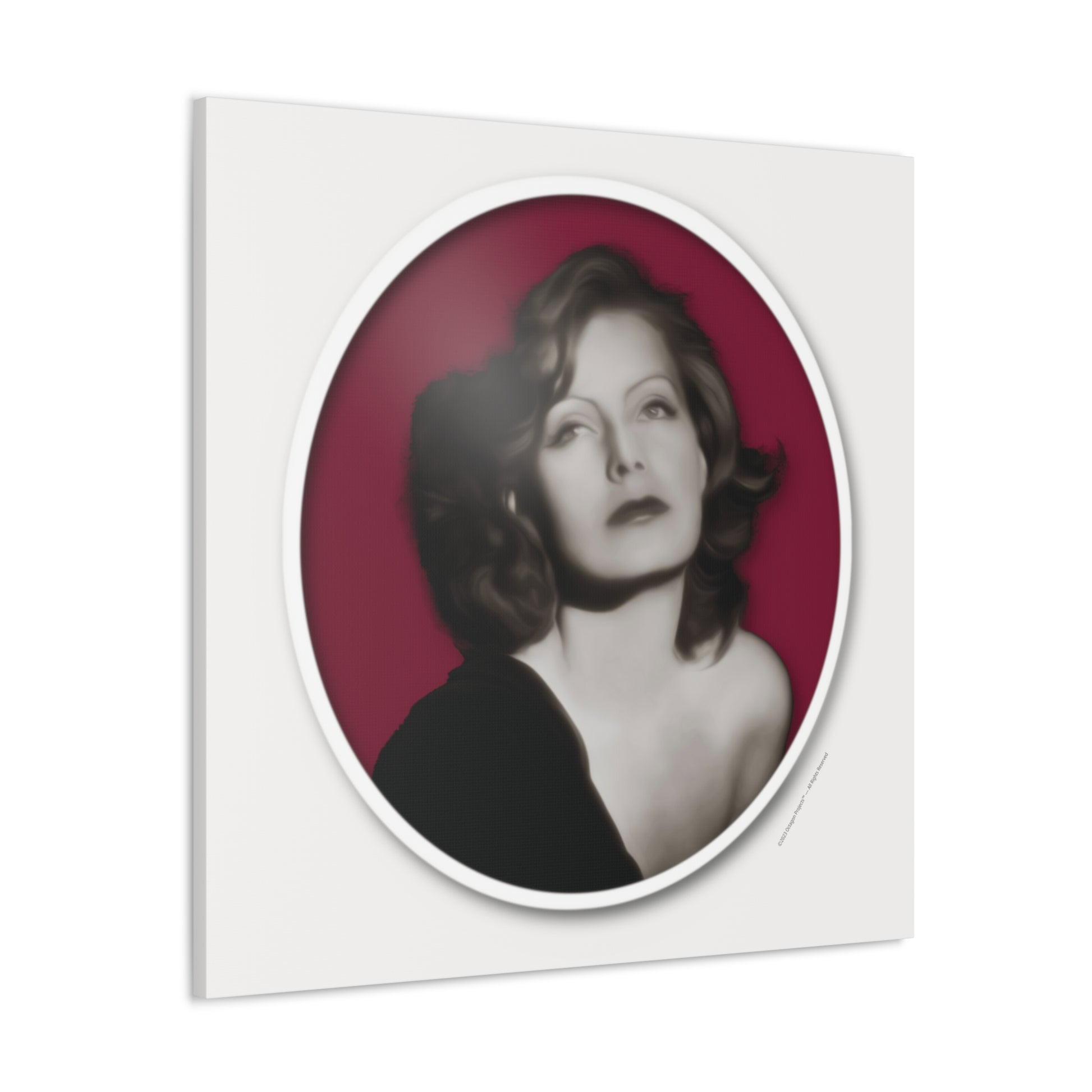  Just Being You, Your Way!-Canvas Wall Art | Greta Garbo captures the beauty and mystery of this Hollywood Diva-Canvas