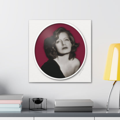  Just Being You, Your Way!-Canvas Wall Art | Greta Garbo captures the beauty and mystery of this Hollywood Diva-Canvas