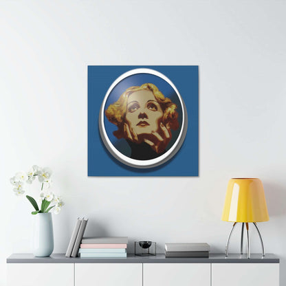  Just Being You, Your Way!-Canvas Wall Art | Marlene Dietrich captures the beauty and mystery of this Hollywood Diva-Canvas Print - MD P0P1P2P3