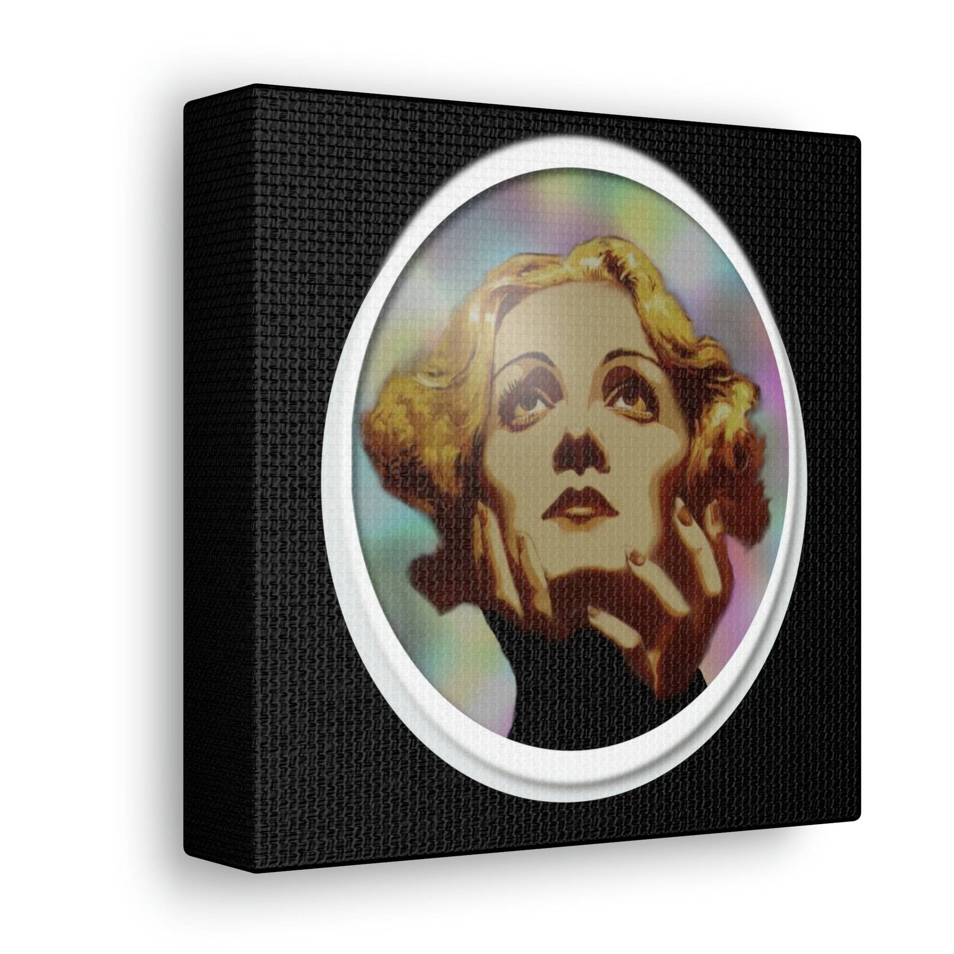  Just Being You, Your Way!-Canvas Wall Art | Marlene Dietrich captures the beauty and mystery of this Hollywood Diva-Canvas Print - MD P0P1P2P3