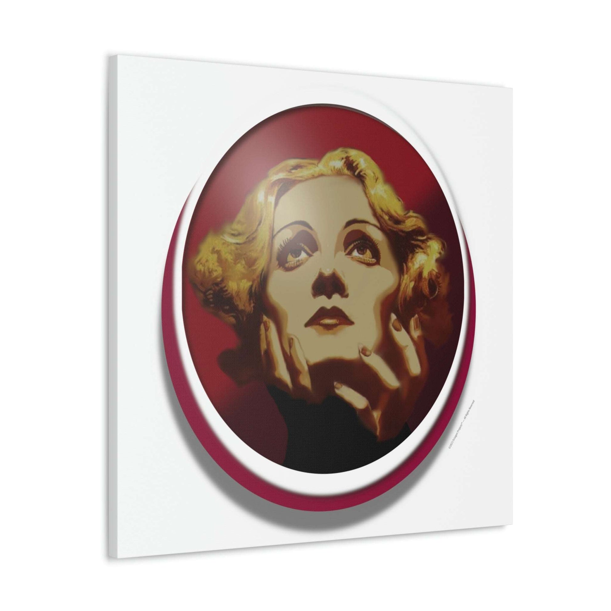  Just Being You, Your Way!-Canvas Wall Art | Marlene Dietrich captures the beauty and mystery of this Hollywood Diva-Canvas Print - MD P0P1P2P3