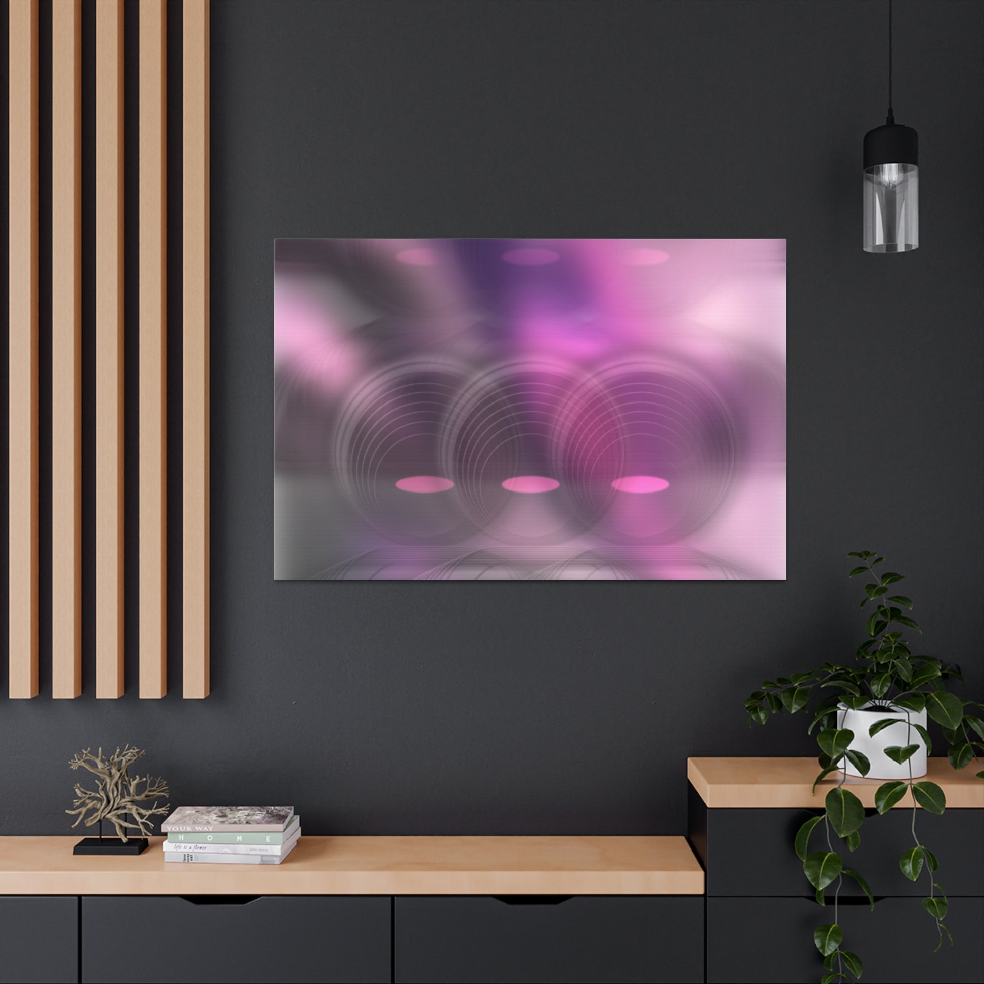  Just Being You, Your Way!-Canvas Wall Art | What the future may bring part II is an  eye-catching vibrant and colorful futuristic design-Canvas Print - WTFMB P0P1P2P3