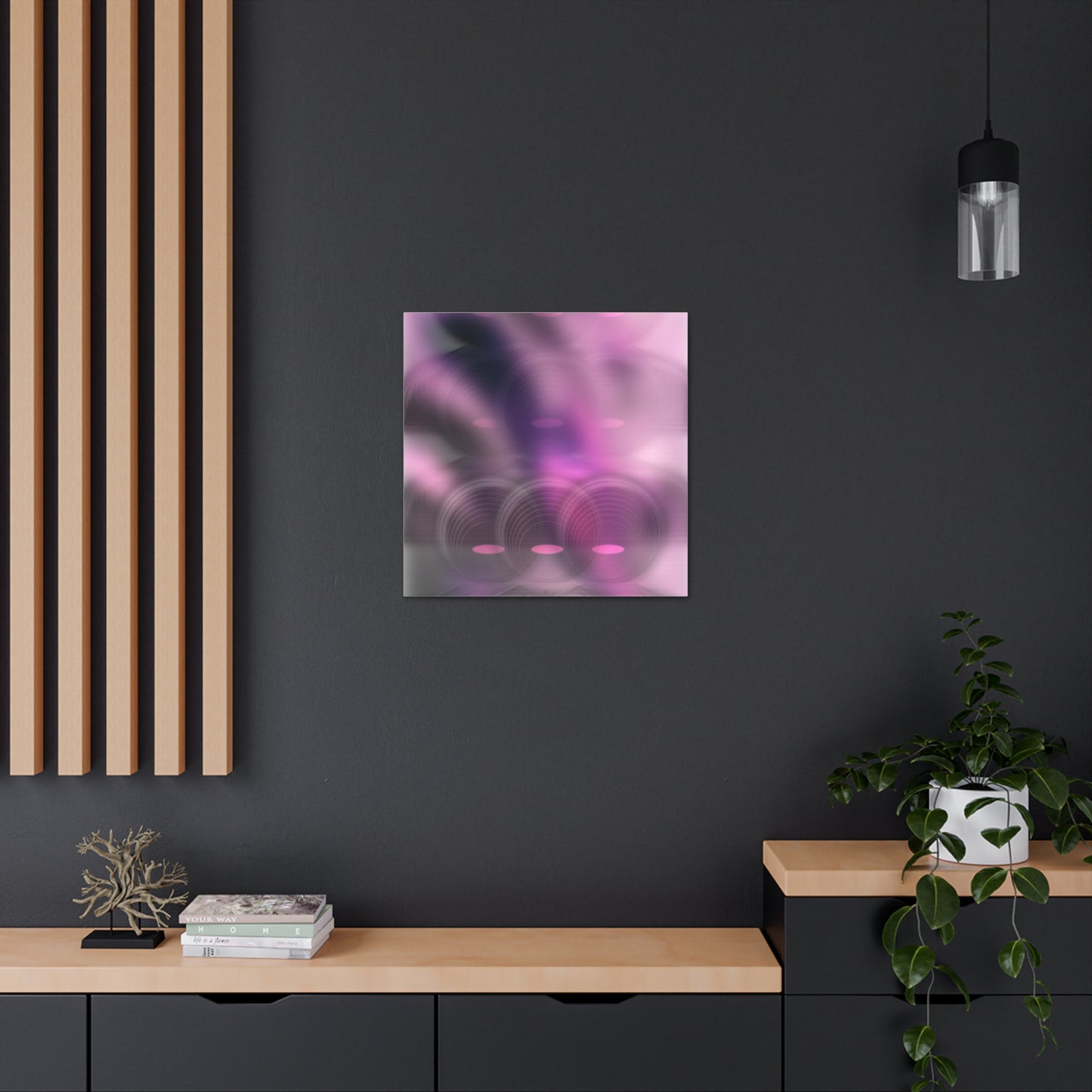  Just Being You, Your Way!-Canvas Wall Art | What the future may bring part II is an  eye-catching vibrant and colorful futuristic design-Canvas Print - WTFMB P0P1P2P3