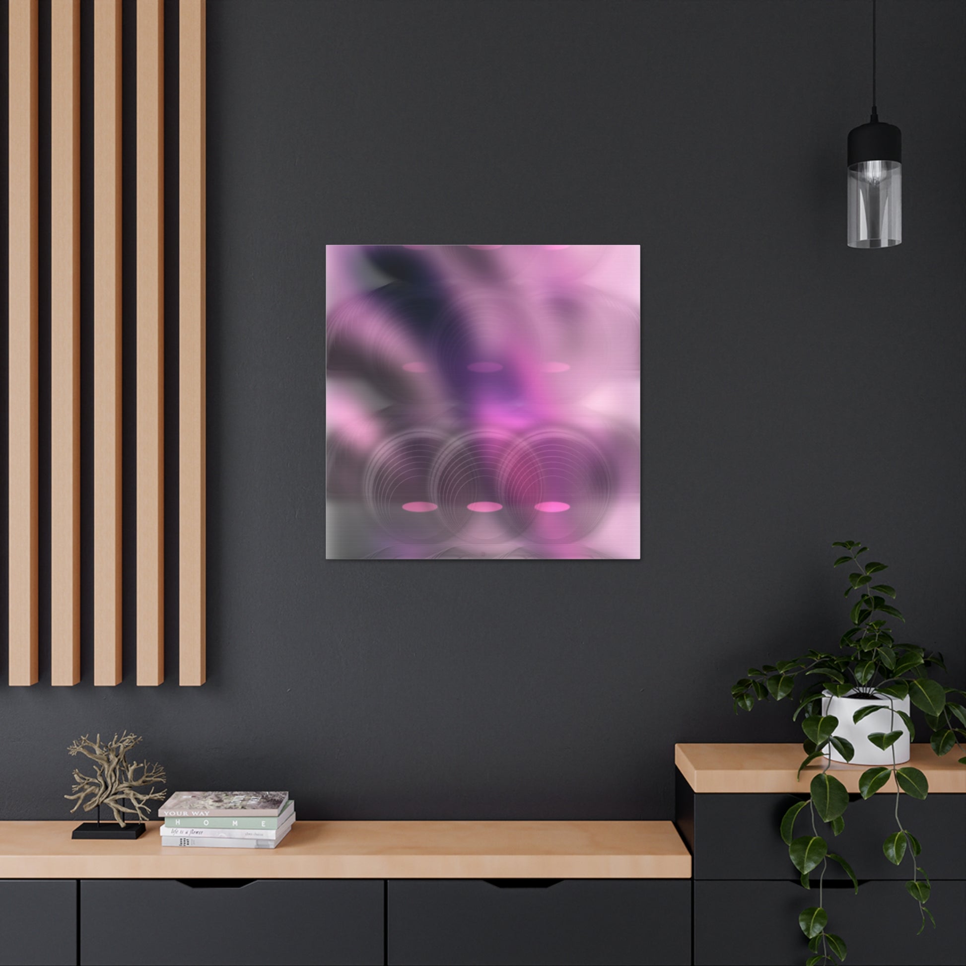  Just Being You, Your Way!-Canvas Wall Art | What the future may bring part II is an  eye-catching vibrant and colorful futuristic design-Canvas Print - WTFMB P0P1P2P3