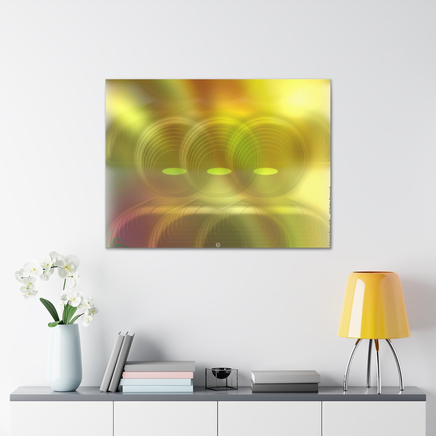  Just Being You, Your Way!-Canvas Wall Art | What the future may bring part V is an  eye-catching vibrant and colorful futuristic design-Canvas Print - WTFMB P0P1P2P3