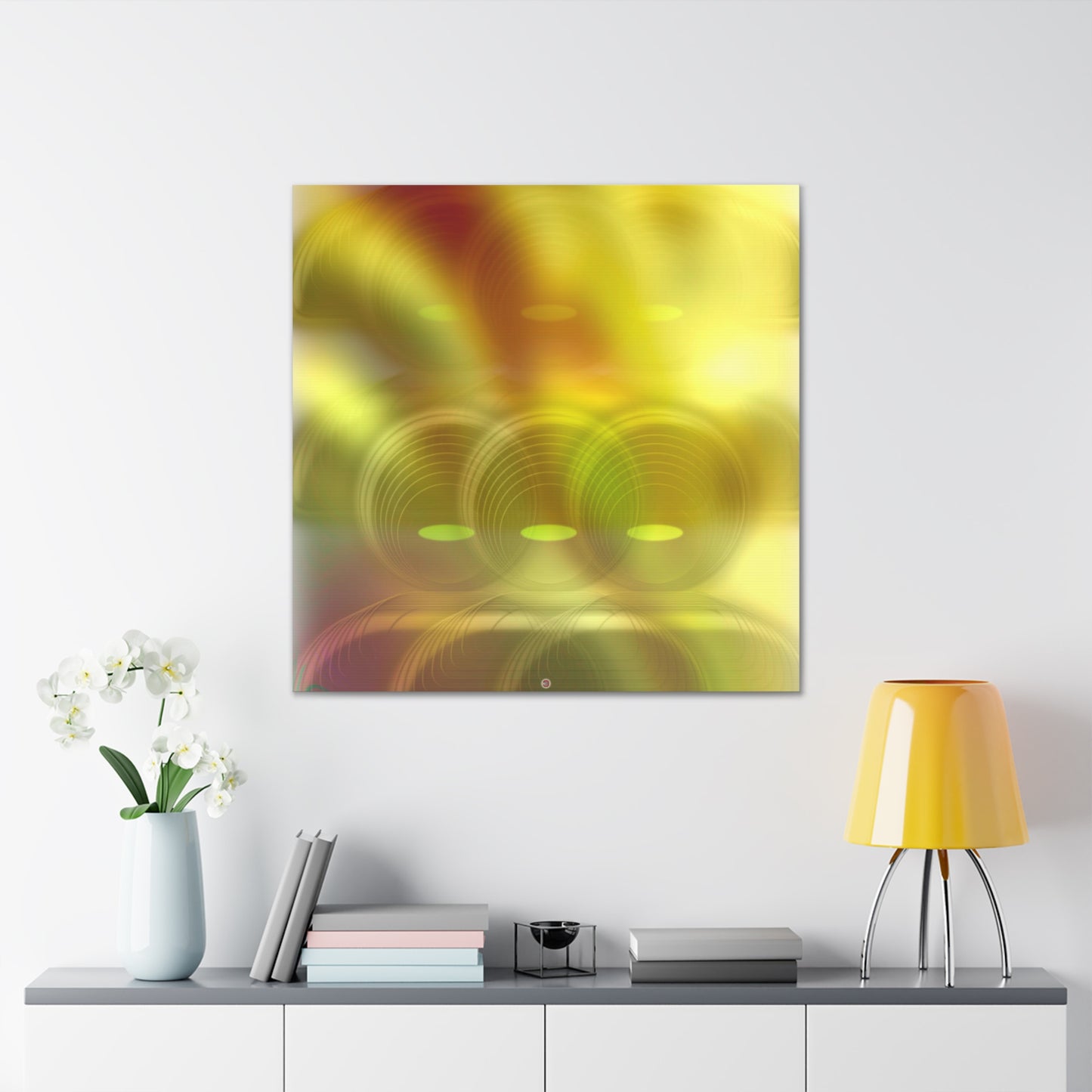  Just Being You, Your Way!-Canvas Wall Art | What the future may bring part V is an  eye-catching vibrant and colorful futuristic design-Canvas Print - WTFMB P0P1P2P3