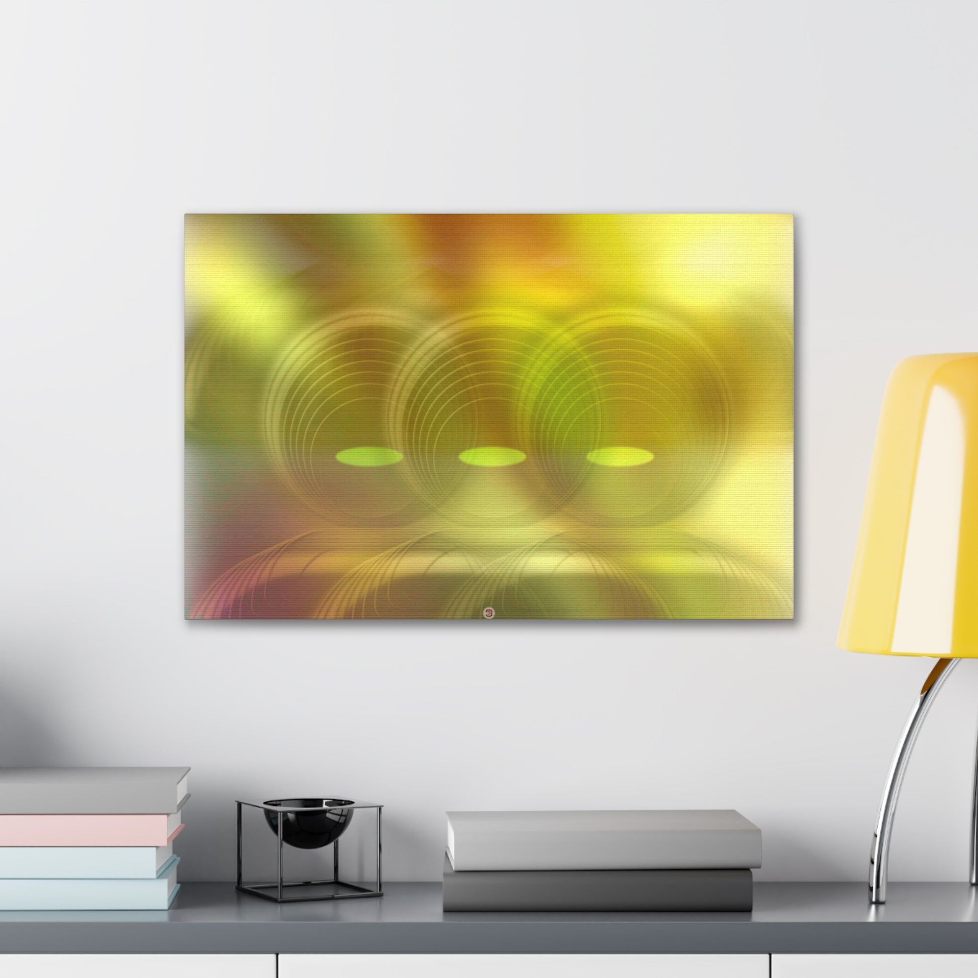  Just Being You, Your Way!-Canvas Wall Art | What the future may bring part V is an  eye-catching vibrant and colorful futuristic design-Canvas Print - WTFMB P0P1P2P3