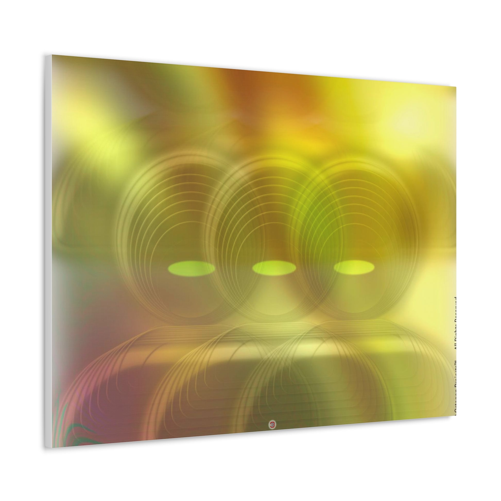  Just Being You, Your Way!-Canvas Wall Art | What the future may bring part V is an  eye-catching vibrant and colorful futuristic design-Canvas Print - WTFMB P0P1P2P3