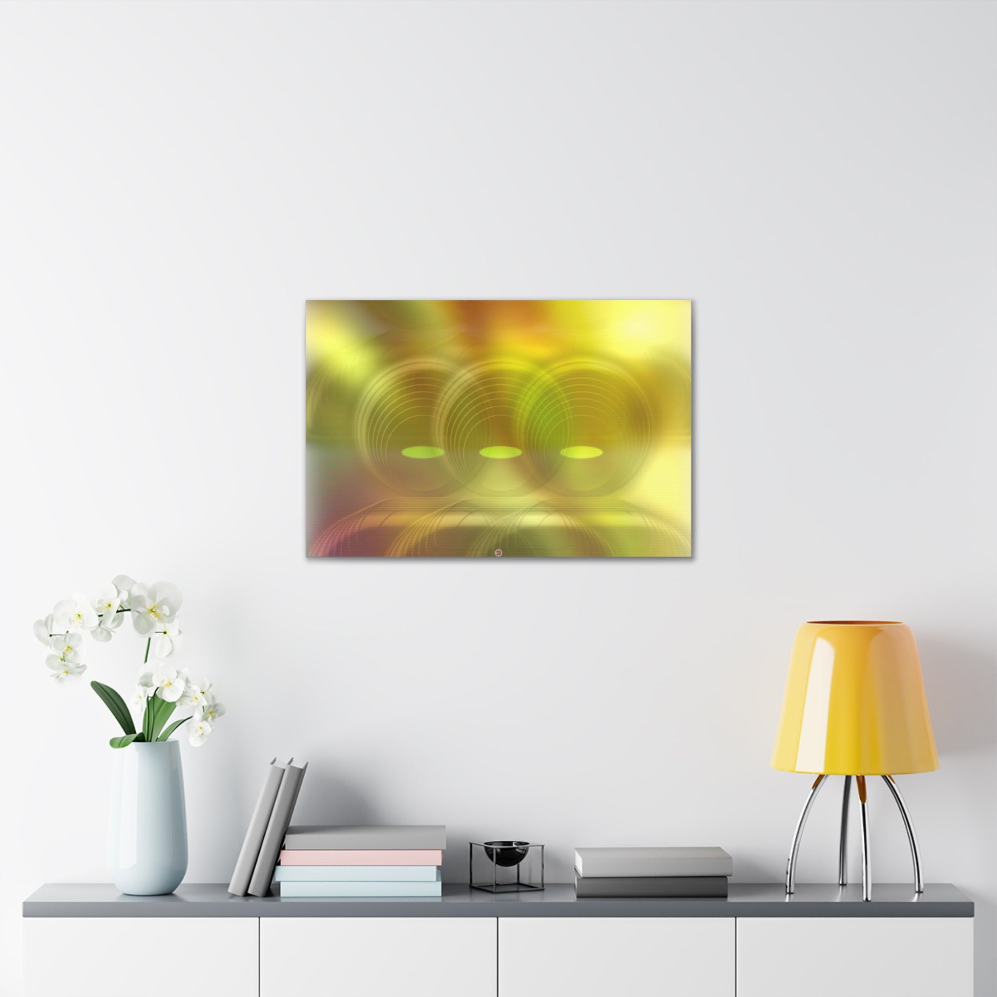  Just Being You, Your Way!-Canvas Wall Art | What the future may bring part V is an  eye-catching vibrant and colorful futuristic design-Canvas Print - WTFMB P0P1P2P3