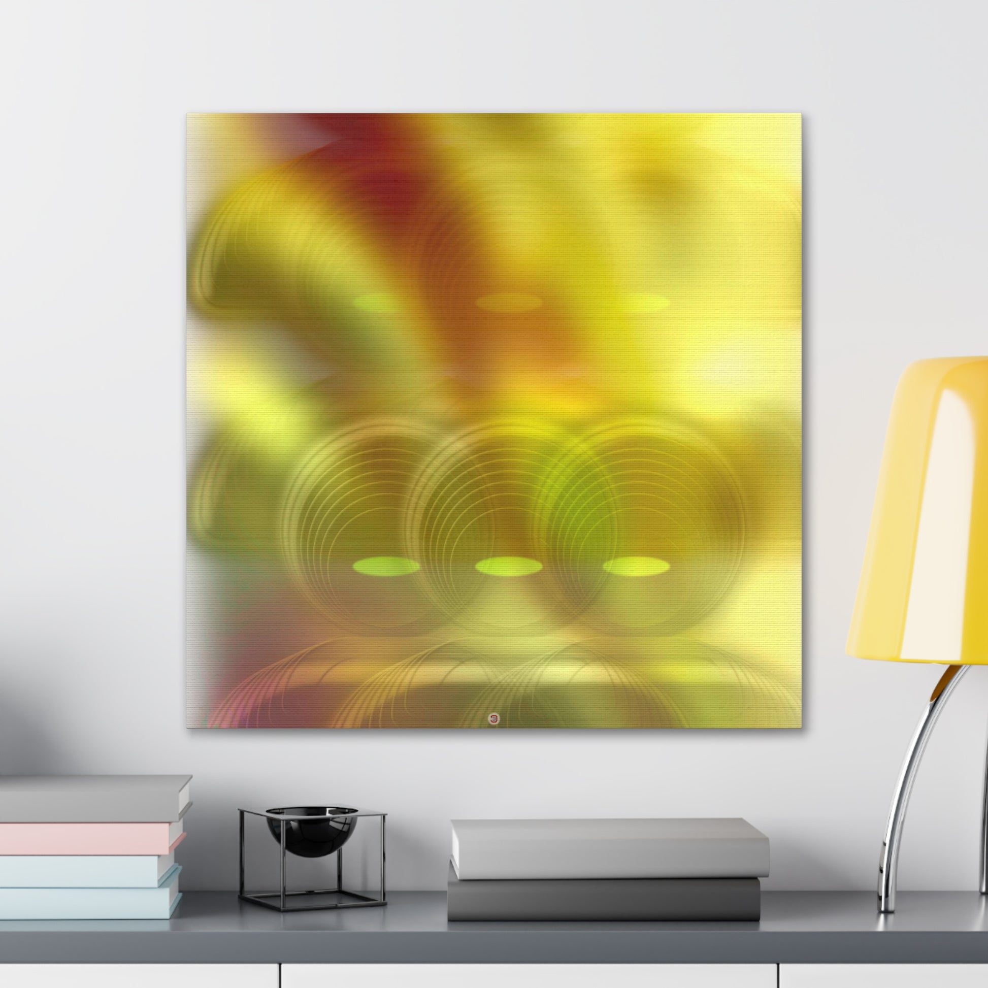  Just Being You, Your Way!-Canvas Wall Art | What the future may bring part V is an  eye-catching vibrant and colorful futuristic design-Canvas Print - WTFMB P0P1P2P3