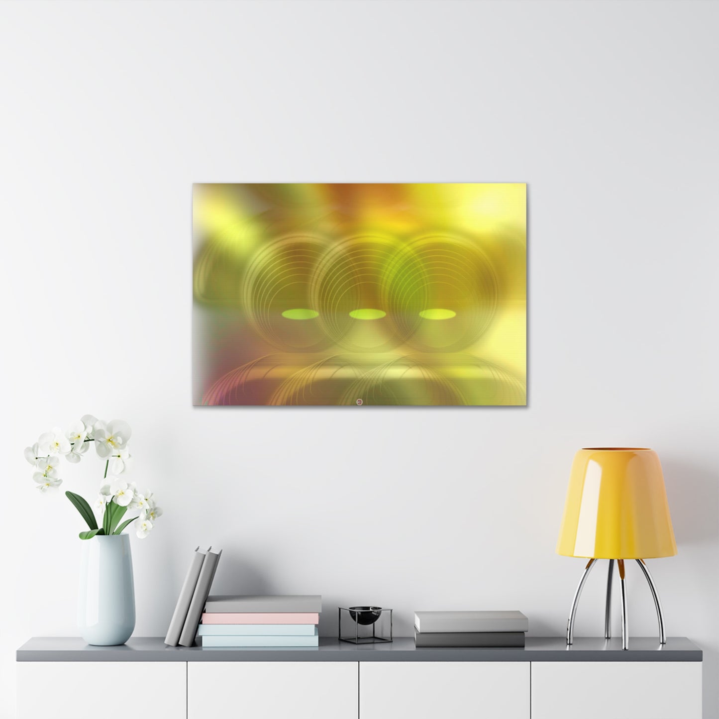  Just Being You, Your Way!-Canvas Wall Art | What the future may bring part V is an  eye-catching vibrant and colorful futuristic design-Canvas Print - WTFMB P0P1P2P3