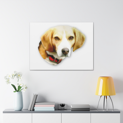  Just Being You, Your Way!-Canvas Wall Art | Your pet is the only thing on earth that gives love with no strings attached. Get it immortalized as an artistic impression-Canvas Print - PET P0P1P2P3