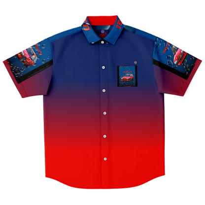  Just Being You, Your Way!-Casualwear for Dudes | 205 GTi short sleeved garage shirt-Short Sleeve Garage Shirt - AOP - 205 GTi P0P1P2P3