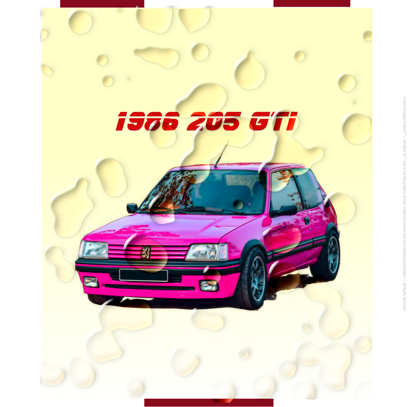  Just Being You, Your Way!-Casualwear for Dudes | 205 GTi short sleeved garage shirt-Short Sleeve Garage Shirt - AOP - 205 GTi P0P1P2P3