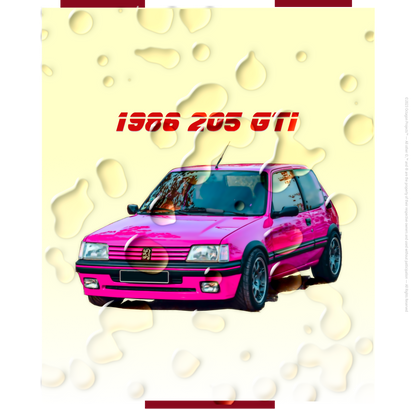  Just Being You, Your Way!-Casualwear for Dudes | 205 GTi short sleeved garage shirt-Short Sleeve Garage Shirt - AOP - 205 GTi P0P1P2P3