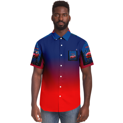  Just Being You, Your Way!-Casualwear for Dudes | 205 GTi short sleeved garage shirt-Short Sleeve Garage Shirt - AOP - 205 GTi P0P1P2P3