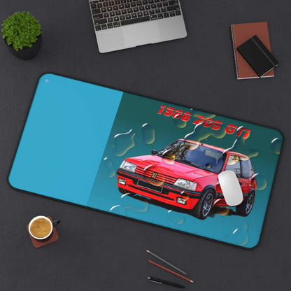  Just Being You, Your Way!-Desk mat | 205 1.9 GTi. Give your auto shop, home office or cave some automotive flair or personalize it with an artist's impression of your own beast for something truly unique.-Desk Mats - 205 GTi P0P1P2P3