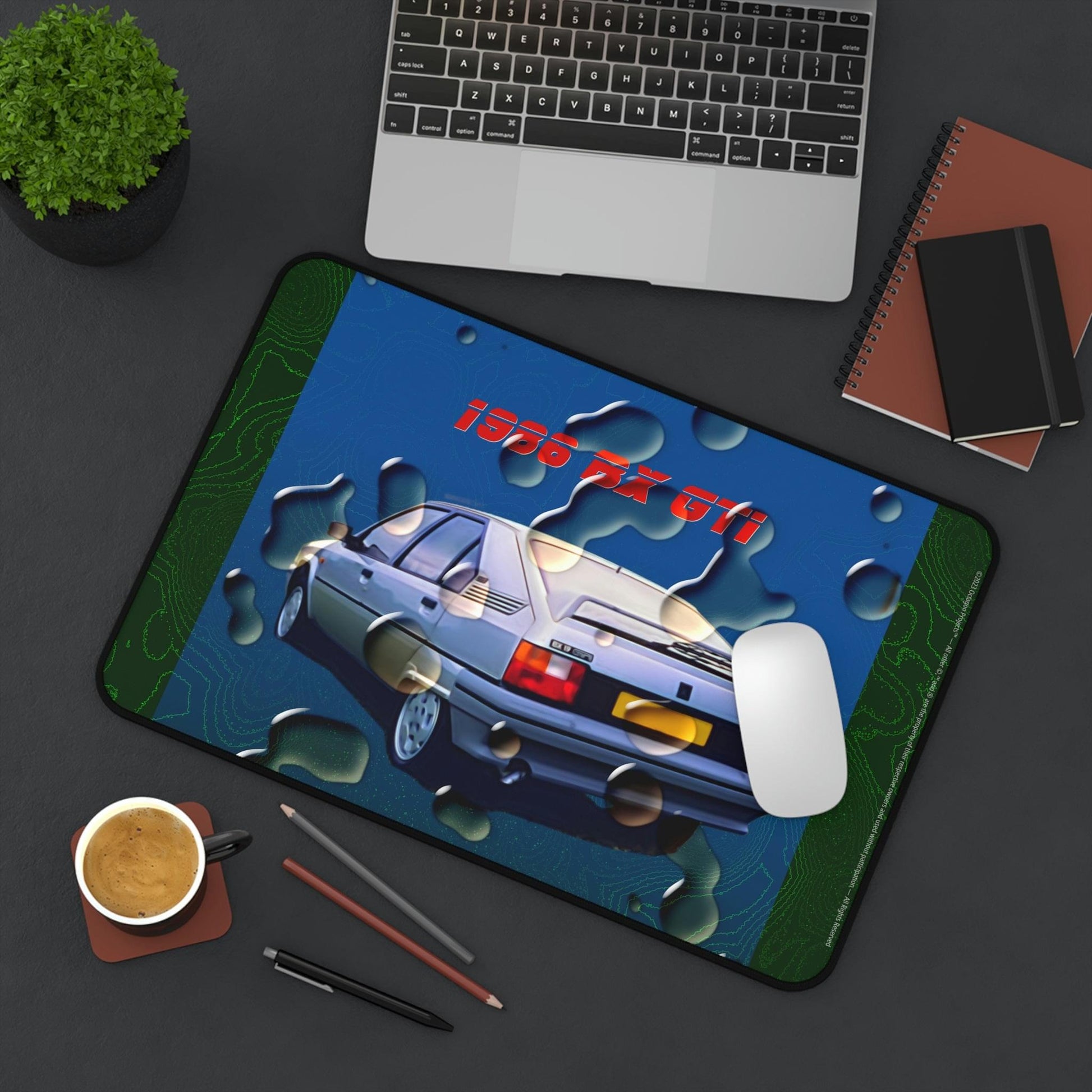  Just Being You, Your Way!-Desk mat | BX 1.9 GTi. Give your auto shop, home office or cave some automotive flair or personalize it with an artist's impression of your own beast for something truly unique.-Desk Mats - BX GTi P0P1P2P3