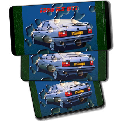  Just Being You, Your Way!-Desk mat | BX 1.9 GTi. Give your auto shop, home office or cave some automotive flair or personalize it with an artist's impression of your own beast for something truly unique.-Desk Mats - BX GTi P0P1P2P3