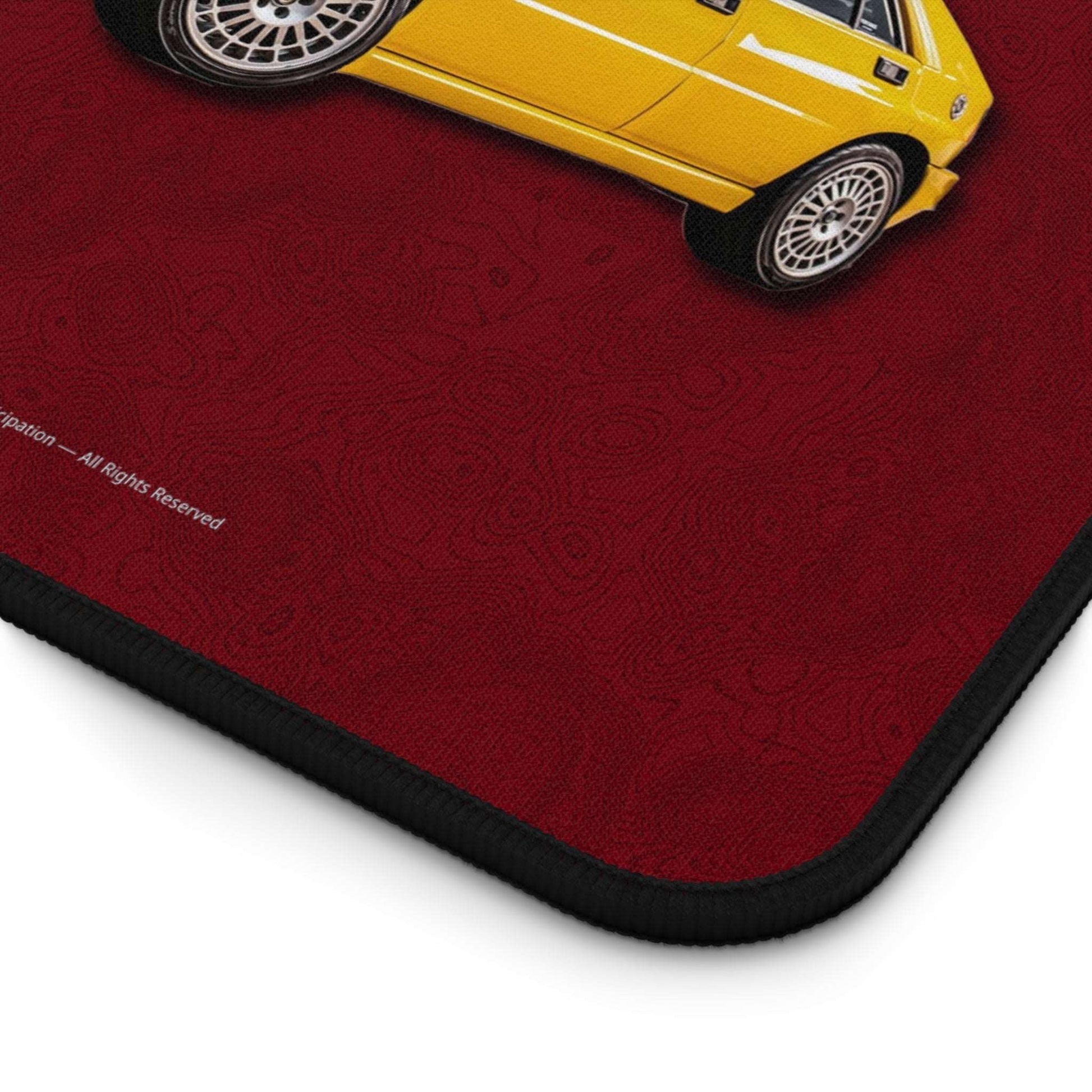  Just Being You, Your Way!-Desk mat | Delta HF Integrale Evo 2. Give your auto shop, home office or cave some automotive flair or personalize it with an artist's impression of your own beast for something truly unique.-Desk Mats - DELTA HF INTEGRALE EVO 2 P0P1P2P3