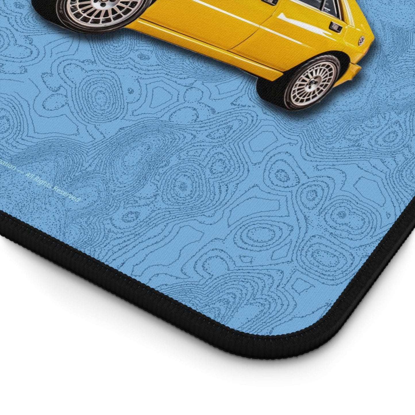  Just Being You, Your Way!-Desk mat | Delta HF Integrale Evo 2. Give your auto shop, home office or cave some automotive flair or personalize it with an artist's impression of your own beast for something truly unique.-Desk Mats - DELTA HF INTEGRALE EVO 2 P0P1P2P3