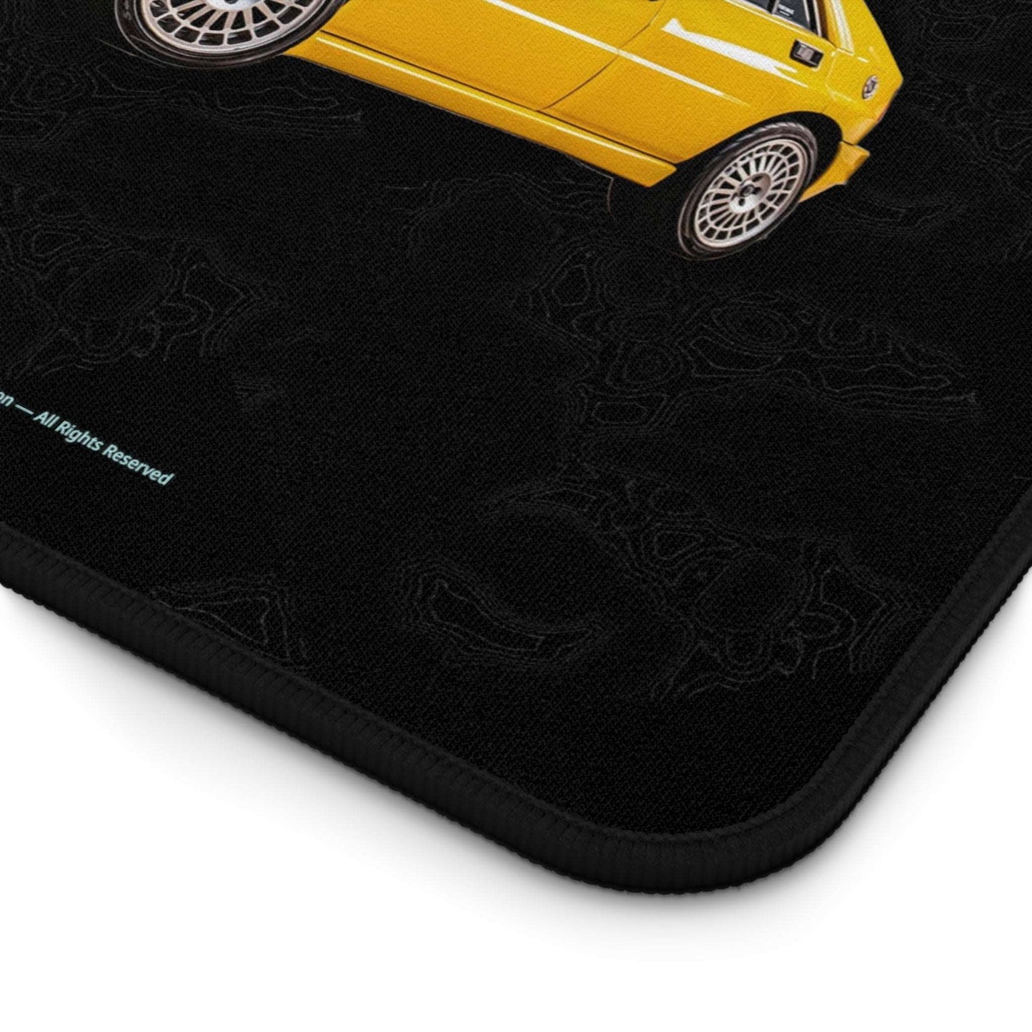  Just Being You, Your Way!-Desk mat | Delta HF Integrale Evo 2. Give your auto shop, home office or cave some automotive flair or personalize it with an artist's impression of your own beast for something truly unique.-Desk Mats - DELTA HF INTEGRALE EVO 2 P0P1P2P3