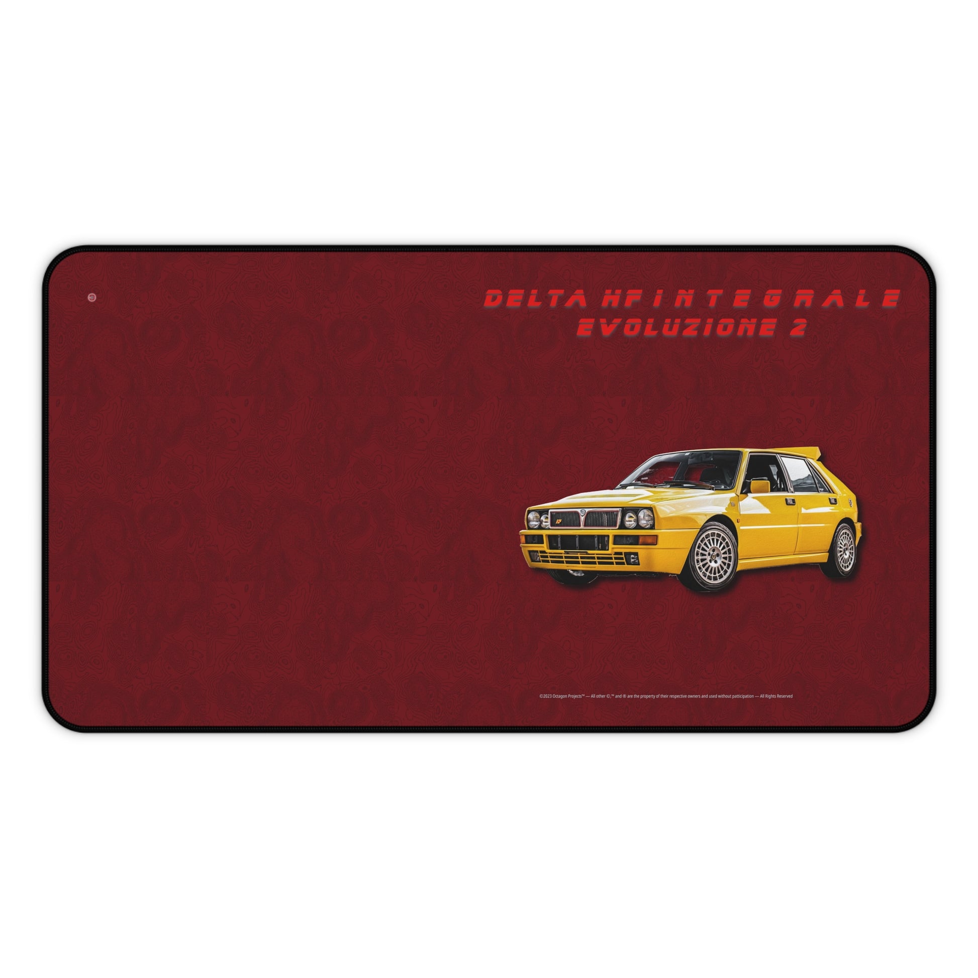  Just Being You, Your Way!-Desk mat | Delta HF Integrale Evo 2. Give your auto shop, home office or cave some automotive flair or personalize it with an artist's impression of your own beast for something truly unique.-Desk Mats - DELTA HF INTEGRALE EVO 2 P0P1P2P3