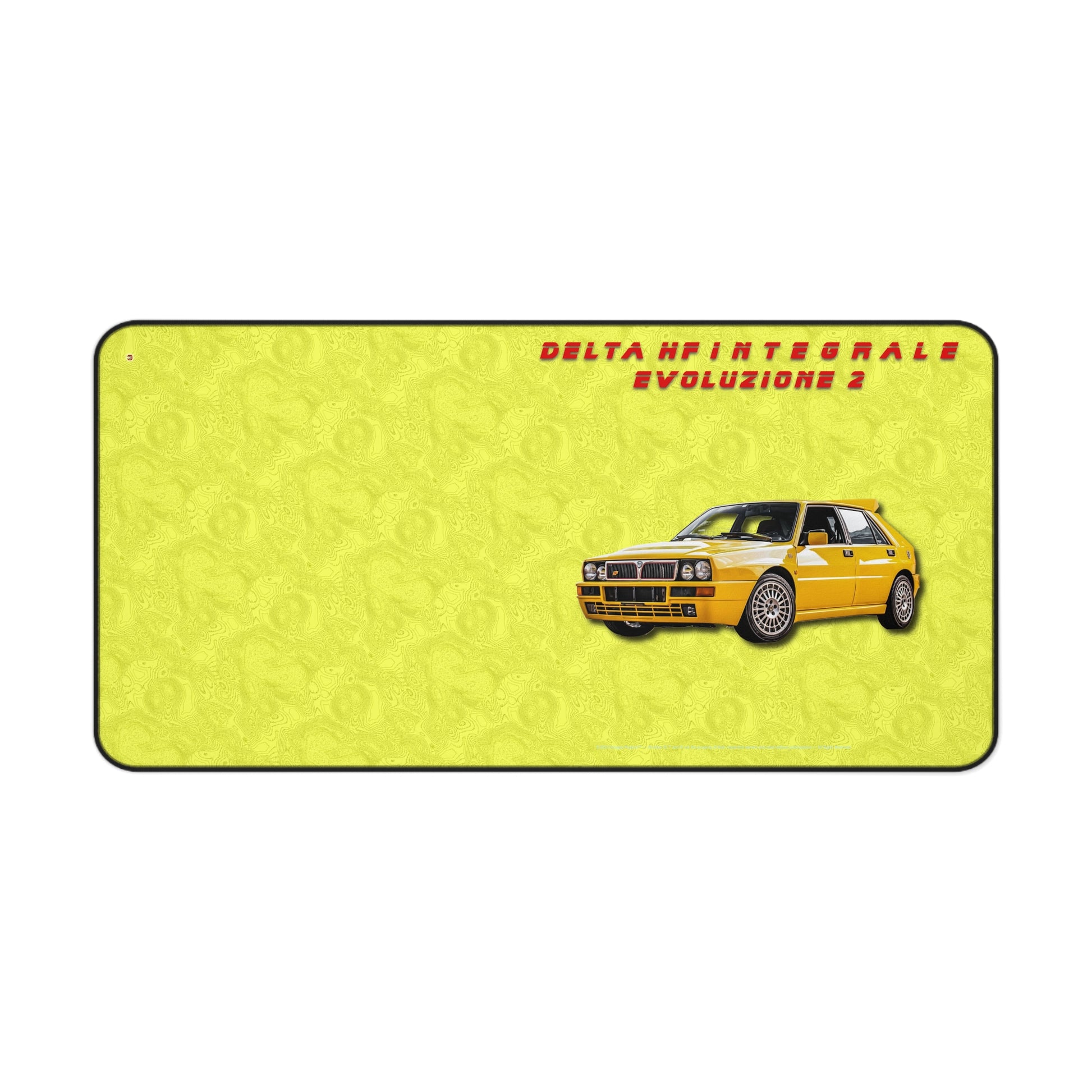  Just Being You, Your Way!-Desk mat | Delta HF Integrale Evo 2. Give your auto shop, home office or cave some automotive flair or personalize it with an artist's impression of your own beast for something truly unique.-Desk Mats - DELTA HF INTEGRALE EVO 2 P0P1P2P3