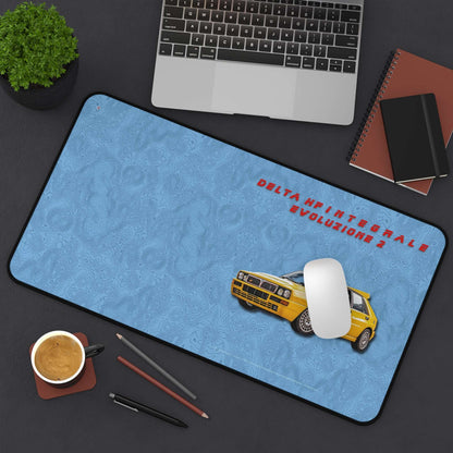  Just Being You, Your Way!-Desk mat | Delta HF Integrale Evo 2. Give your auto shop, home office or cave some automotive flair or personalize it with an artist's impression of your own beast for something truly unique.-Desk Mats - DELTA HF INTEGRALE EVO 2 P0P1P2P3