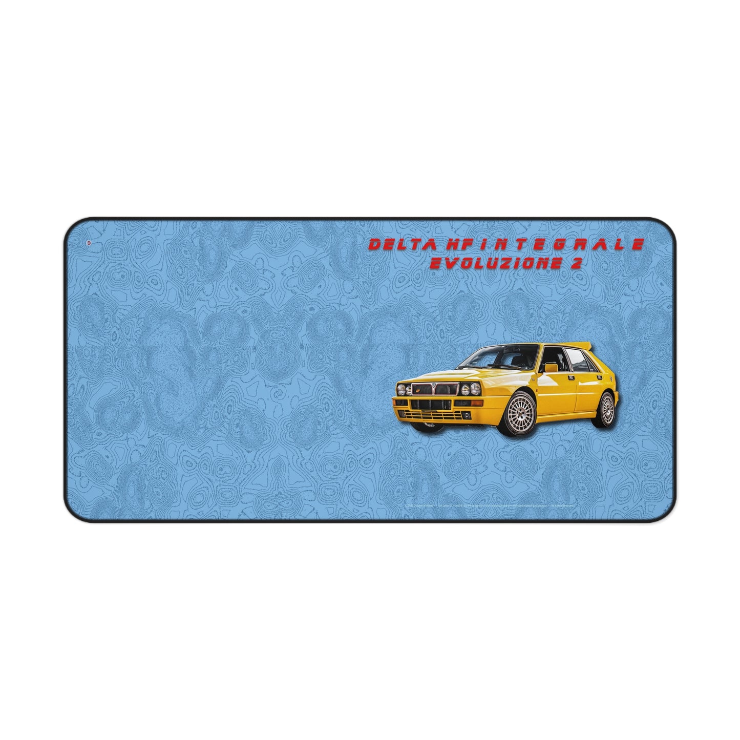  Just Being You, Your Way!-Desk mat | Delta HF Integrale Evo 2. Give your auto shop, home office or cave some automotive flair or personalize it with an artist's impression of your own beast for something truly unique.-Desk Mats - DELTA HF INTEGRALE EVO 2 P0P1P2P3