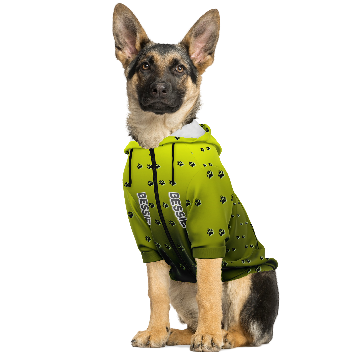  Just Being You, Your Way!-Dog Apparel | Pimp your pooch with this customizable hoodie-Dog Hoodie - AOP - PAW TRAIL P0P1P2P3