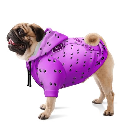  Just Being You, Your Way!-Dog Apparel | Pimp your pooch with this customizable hoodie-Dog Hoodie - AOP - PAW TRAIL P0P1P2P3