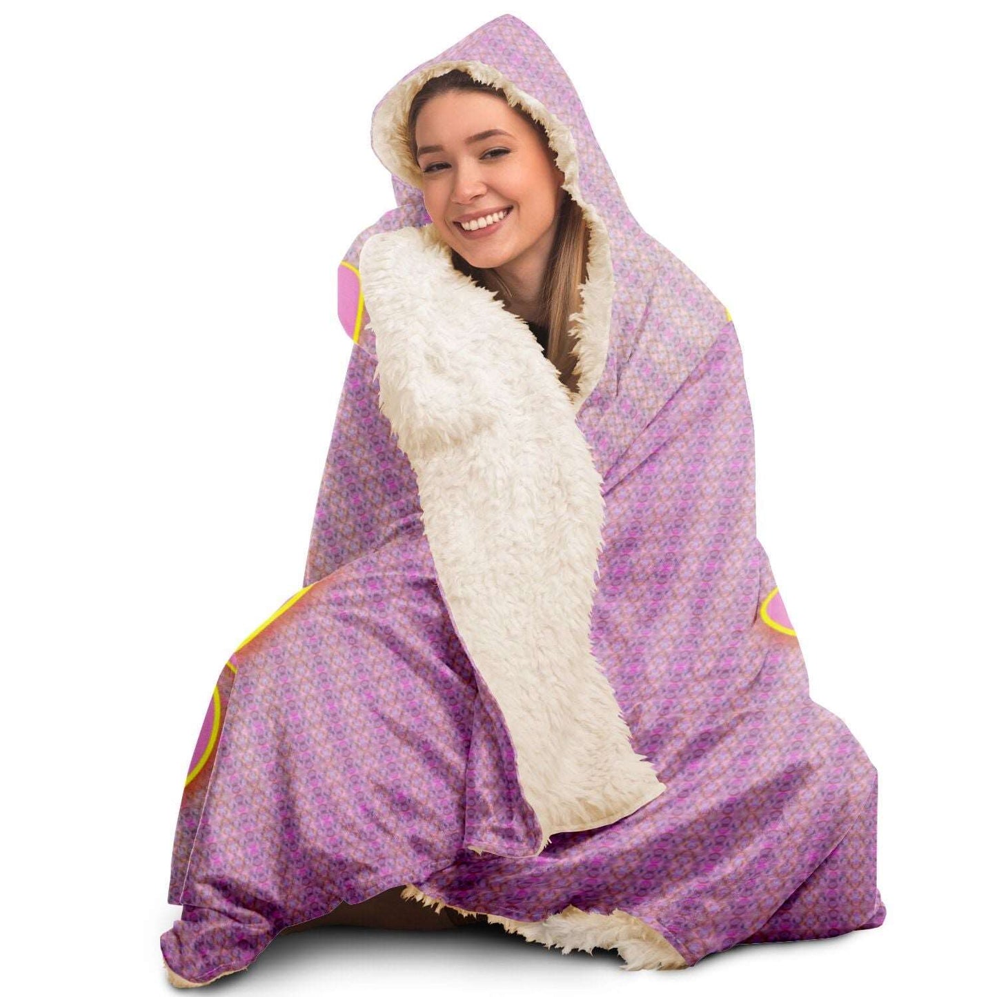  Just Being You, Your Way!-Loungewear for Divas | Feel like royalty with this customizable hooded blanket in a great range of colors-HOODED BLANKET - AOP - MIX P0P1P2P3