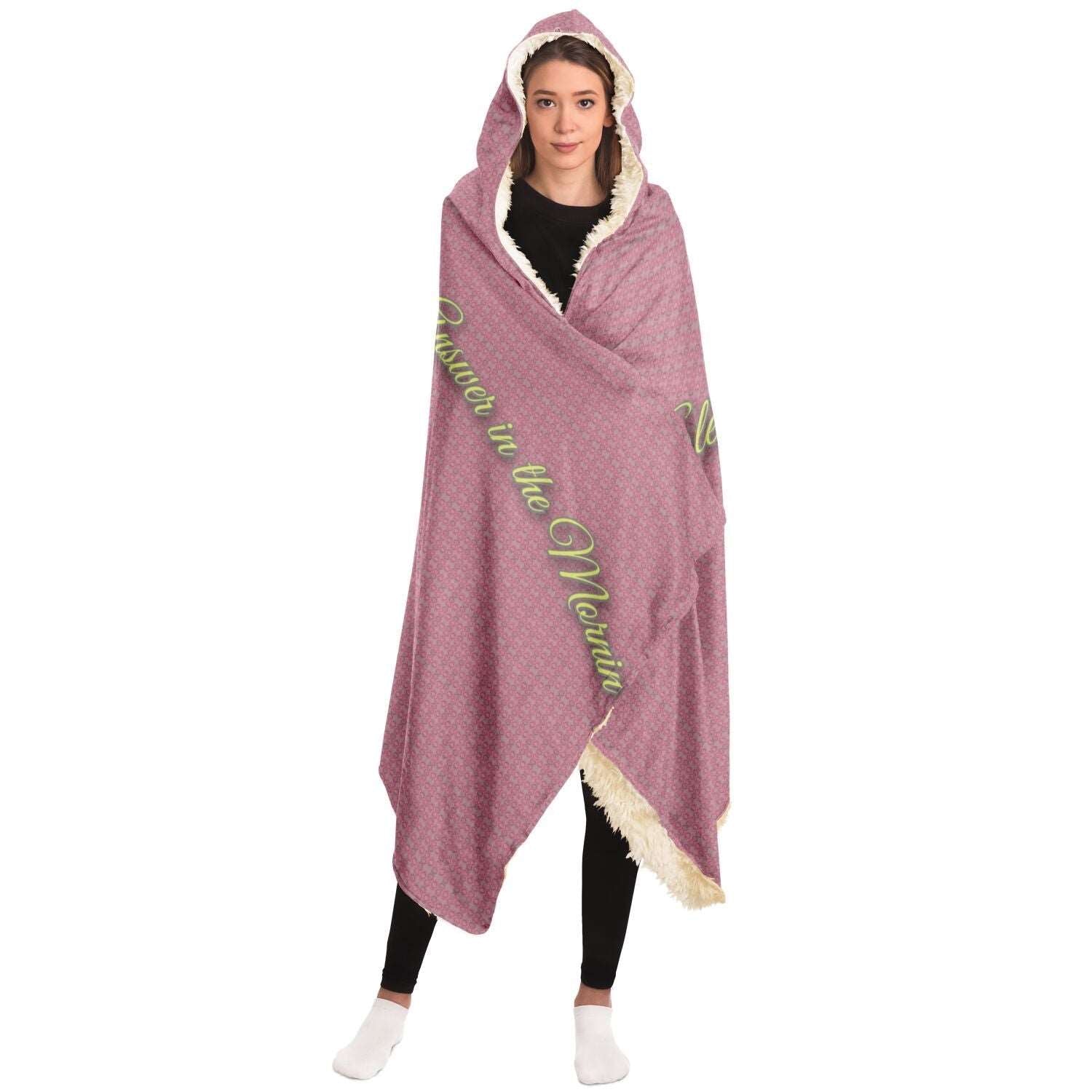  Just Being You, Your Way!-Loungewear for Divas | Feel like royalty with this customizable hooded blanket in a great range of colors-HOODED BLANKET - AOP - MIX P0P1P2P3