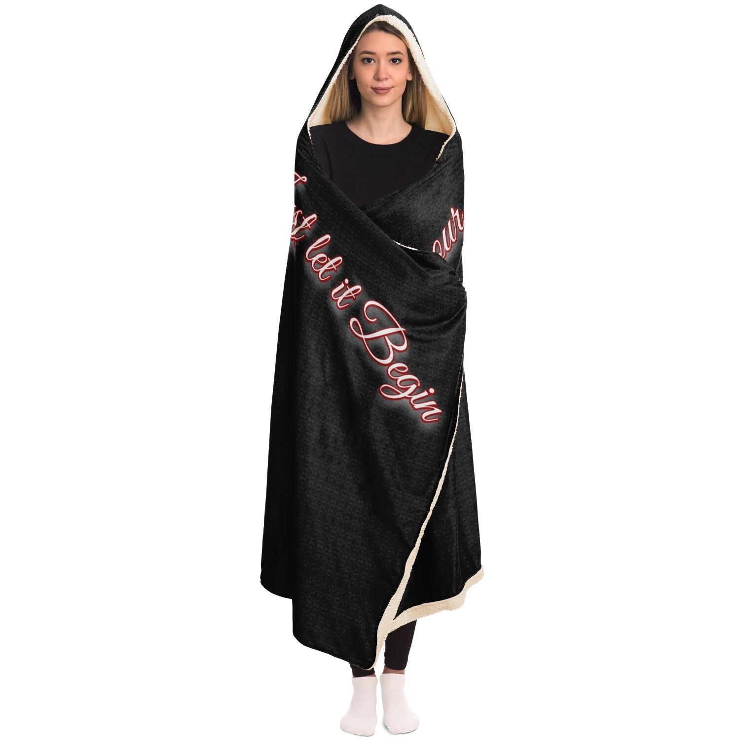  Just Being You, Your Way!-Loungewear for Divas | Feel like royalty with this customizable hooded blanket in a great range of colors-HOODED BLANKET - AOP - MIX P0P1P2P3