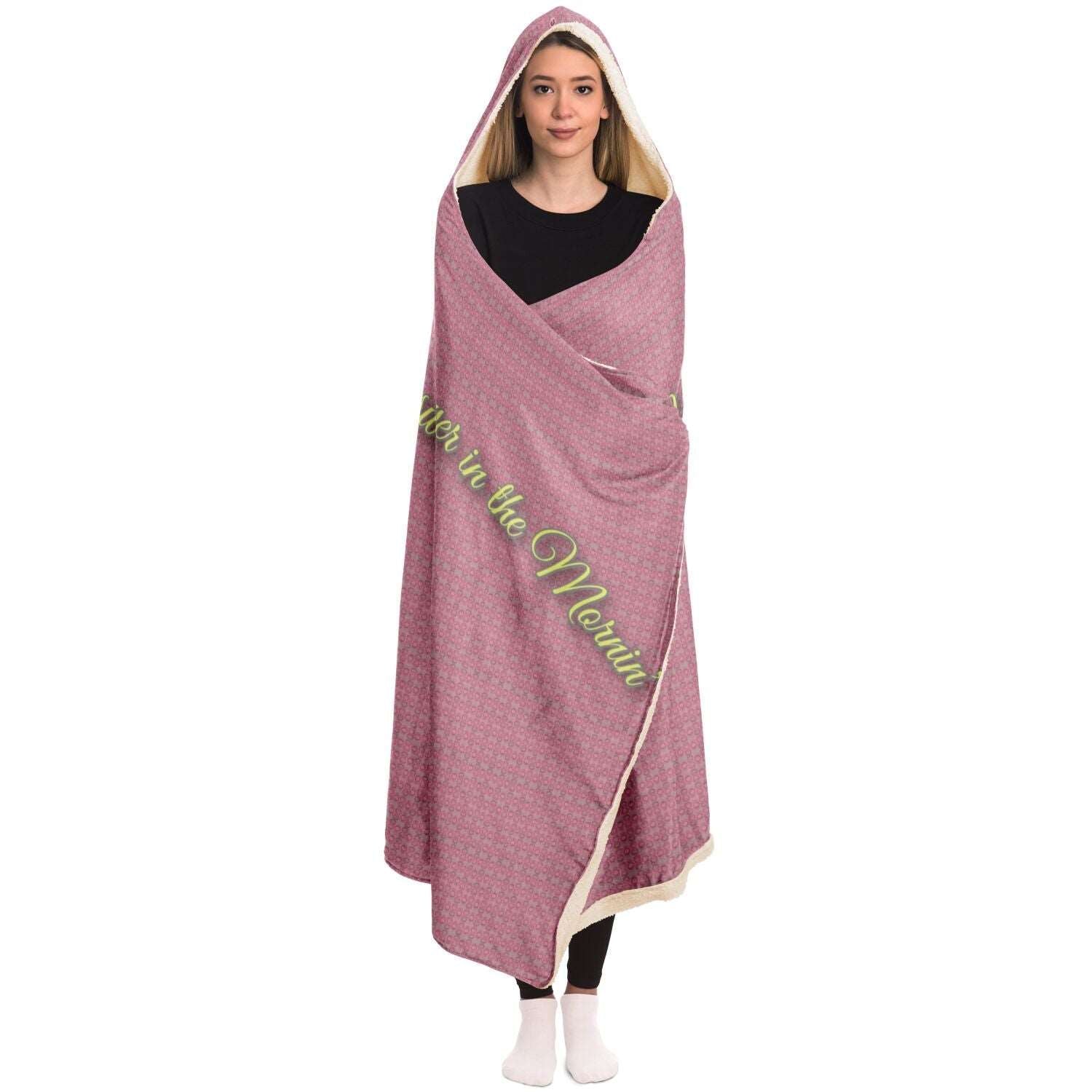  Just Being You, Your Way!-Loungewear for Divas | Feel like royalty with this customizable hooded blanket in a great range of colors-HOODED BLANKET - AOP - MIX P0P1P2P3