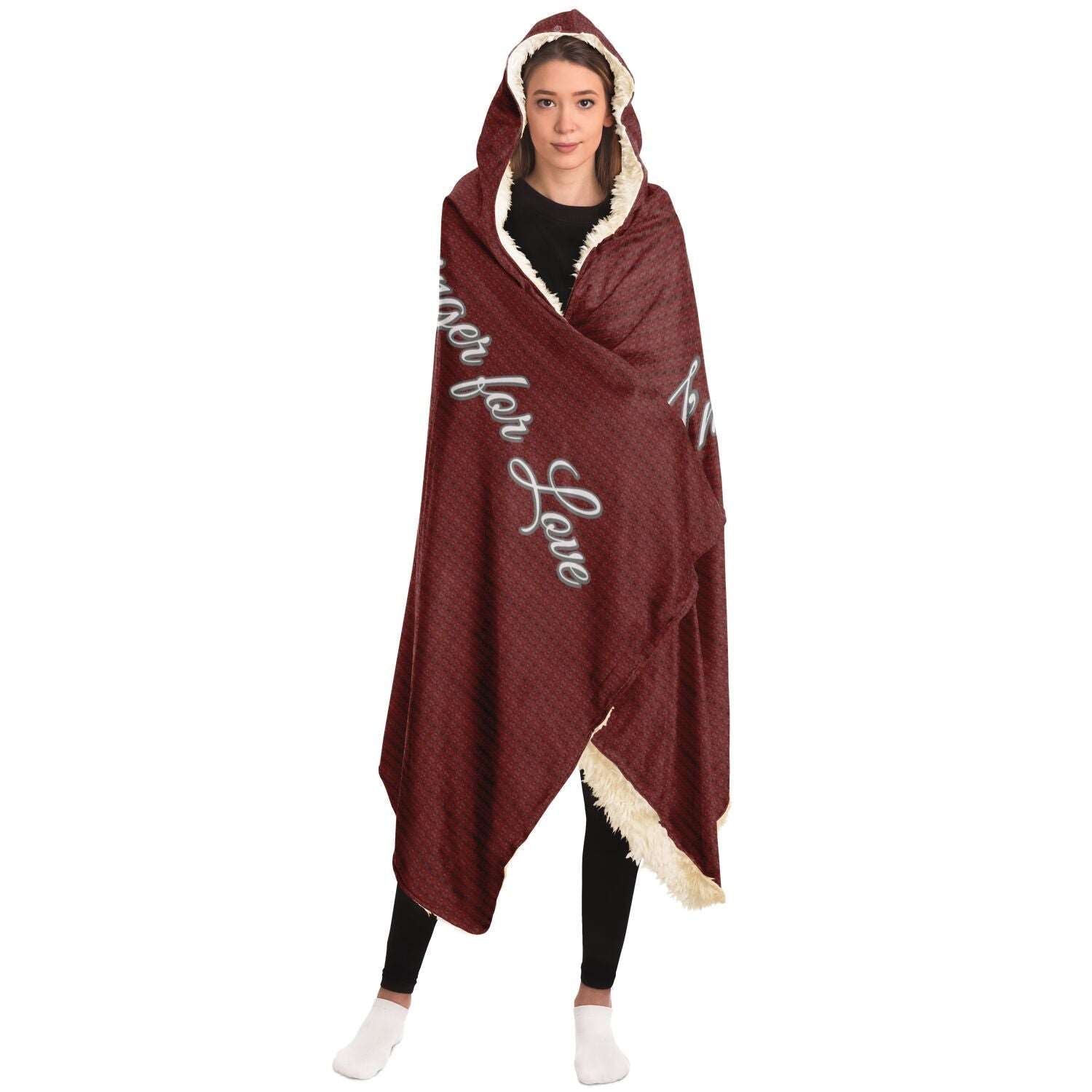  Just Being You, Your Way!-Loungewear for Divas | Feel like royalty with this customizable hooded blanket in a great range of colors-HOODED BLANKET - AOP - MIX P0P1P2P3