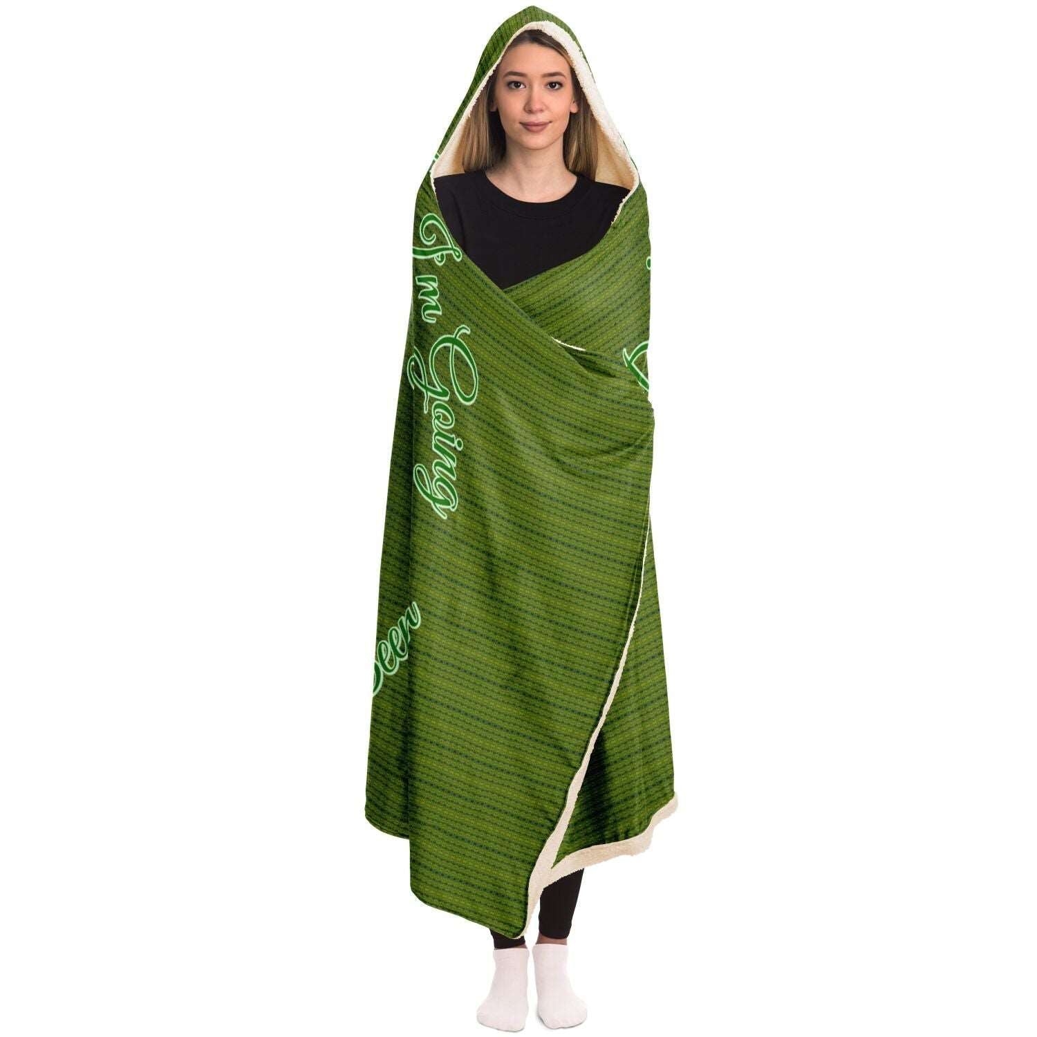  Just Being You, Your Way!-Loungewear for Divas | Feel like royalty with this customizable hooded blanket in a great range of colors-HOODED BLANKET - AOP - MIX P0P1P2P3