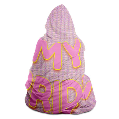  Just Being You, Your Way!-Loungewear for Divas | Feel like royalty with this customizable hooded blanket in a great range of colors-HOODED BLANKET - AOP - MIX P0P1P2P3