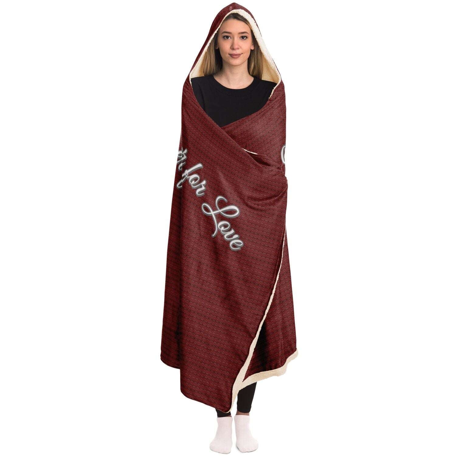  Just Being You, Your Way!-Loungewear for Divas | Feel like royalty with this customizable hooded blanket in a great range of colors-HOODED BLANKET - AOP - MIX P0P1P2P3